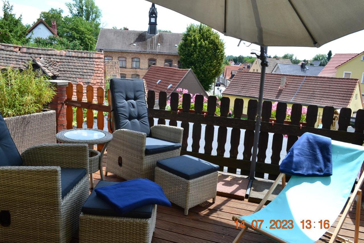 Ferienwohnung Mit Ausblick In Wimmelburg Kültér fotó